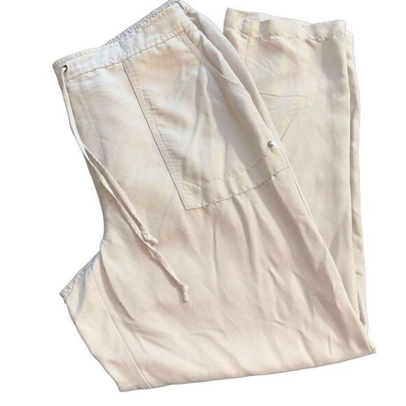 Chicos Pull-On Ankle Pants neutral size 12 - Picture 1 of 12